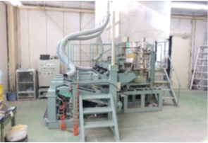 路盤材自動粒度選別装置