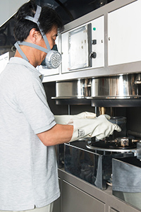 Asphalt extration test for asphalt mixture