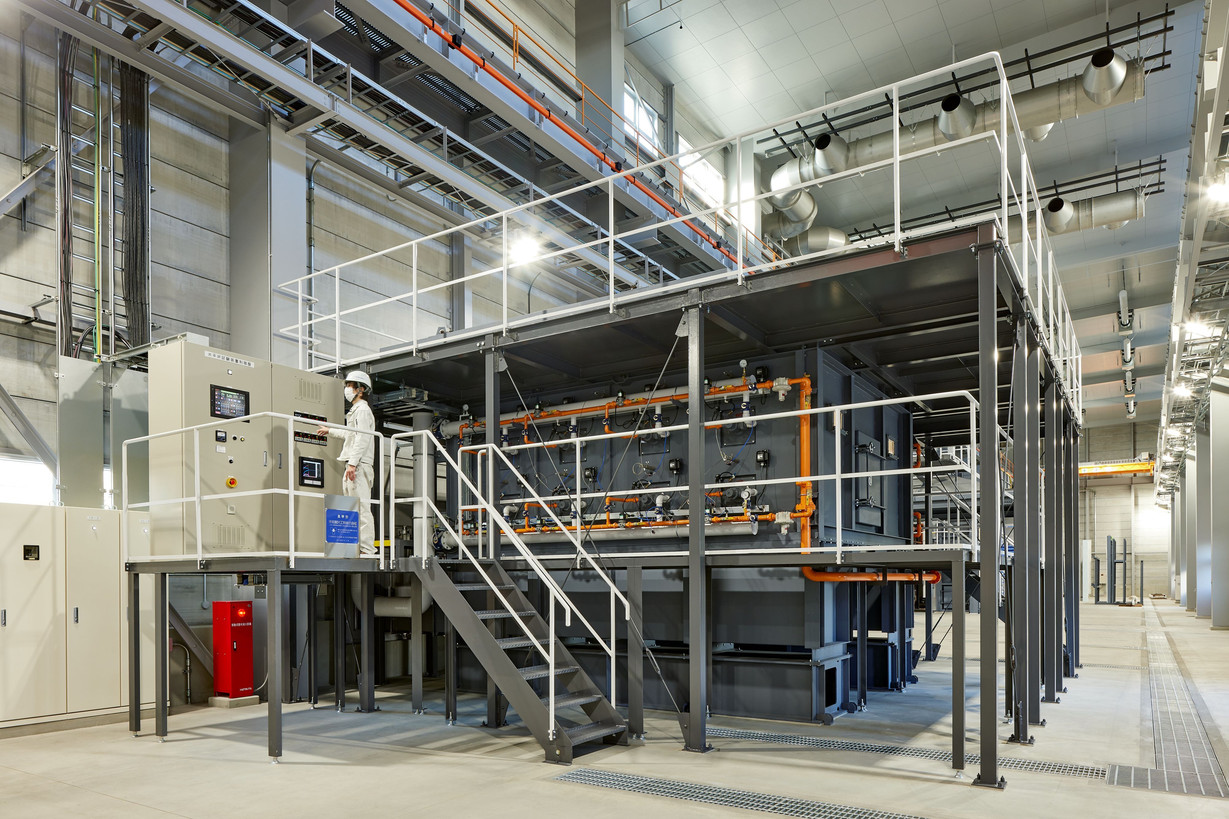 水平炉(水平炉、梁炉)での試験